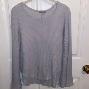 Waffle knit top